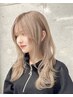 【2回目以降★】カット＋ケアブリーチダブルカラー＋2stepトリートメント　