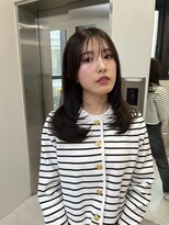 ベレーザシェルト(Beleza scelto)&nbsp;6715髪質改善グレージュカラーレイヤーロング韓国ワンホンヘア