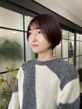 エレノア 自由が丘店(Eleanor) マッシュショートまるみショート暖色カラーイルミナカラー