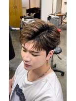 エルオム(EL.HOMME)&nbsp;韓流コンマバングニュアンス＆ダウンパーマ