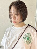 イシ(isi)&nbsp;髪質改善/ブリーチ無しダブルカラー/オリーブベージュカラー