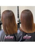 簡単スタイリング♪艶髪ヘアー