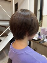 コアフィールフィス(COIFFURE fils)&nbsp;《見附　今町》丸みショート　ナチュラルカラー