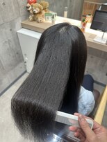 アリアバイエクラート 新宿南口店(ARiA by ECLART)&nbsp;暗めグレージュ髪質改善縮毛矯正[新宿][新宿美容室]