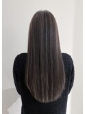 黒髪ベースのナチュラルハイライトカラー×10代　20代