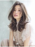 ☆ホワイトグレージュミニウルフデジタルパーマチェリーブラウン