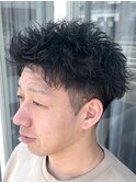 高知/スパイキーショート/パーマ風/スパイラルパーマ風