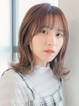 ニューヨークニューヨークマザーズ(NYNY Mothers) ミディアムボブ/切りっぱなし/外ハネ/ゆるウェーブ