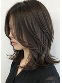 30代40代50代外ハネミディアムレイヤー髪質改善酸性ストレート