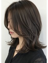 アントワープトーキョー(antwerp TOKYO)&nbsp;30代40代50代外ハネミディアムレイヤー髪質改善酸性ストレート