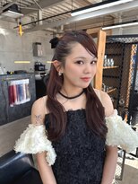 ステラ(stella)&nbsp;シンプルハーフアップ/堺ヘアセット/北花田ヘアセット