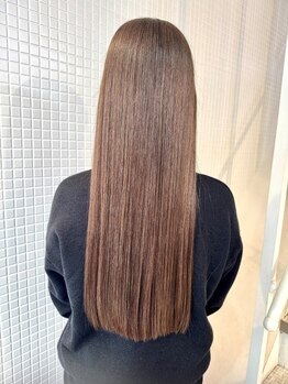 チャフ ヘアーアンドネイル(CHAFF hair&nail)の写真/ダメージレスで美しい仕上がりに満足度◎髪本来の美しさを引き出し、艶やかで上品な仕上がりが叶う♪