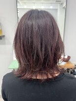 クラン 岡本(Chlan)&nbsp;色っぽミディアムヘア【フェミニンピンク】×【くびれボブ】