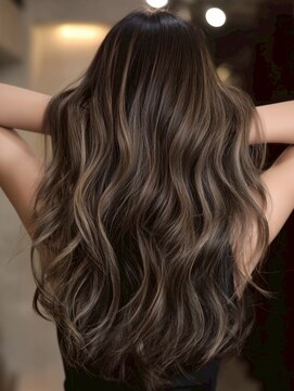 ハーシーバイアポロ 相模大野(HERSHE by apollo) xバレイヤージュ/ホワイトグレージュ/レイヤーカット