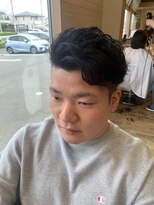 ラ・ミュール La.Mur アシンメトリー × パーマ