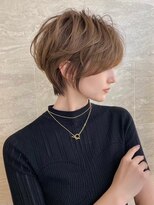 ロンドソレイユ 池袋(Lond soleil)&nbsp;くすみベージュ/ショート/前髪/レイヤー/髪質改善/縮毛矯正/池袋