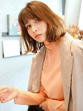 エムスラッシュ ソル センター南(M.SLASH SOL) SOLセンター南16-2■シースルー前髪/大人可愛い/ミディアムボブ