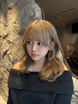 アスター 天神大名店(Aster) 黒髪カタログ／オリーブグレー/ココアベージュ／小顔ヘア