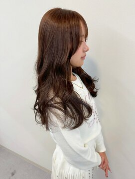 エトレ(etore) 透明感カラー/ロングレイヤー/チョコレートブラウン