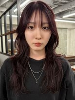 ニコ トウキョウ 渋谷(nico TOKYO)&nbsp;ミディアムレイヤーカット顔周りレイヤーウルフハッシュカット