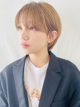 ラス トーキョー(LAS TOKYO) 大人ショートボブ丸みショートカットマッシュショート前髪あり