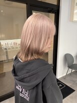 ナンバー 竪町(number+) ホワイトラベンダーハイトーン外国人風透明感大人可愛い韓国