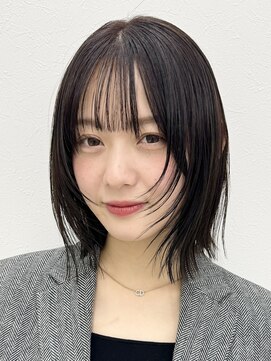 アイトーキョーエス 渋谷(AI TOKYO S) レイヤーボブ/オリーブベージュ/結べるボブ