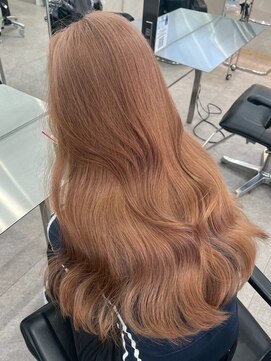 サンク 原宿 表参道(cinq) 表参道ミルクティーベージュレイヤーケアブリーチベージュカラー