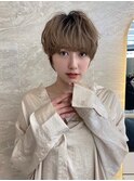 大人ガーリー/白髪前髪/ショートボブ/20代30代40代50代/池袋
