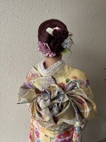 キュー(que)&nbsp;2025成人式　リボンヘア