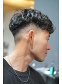 スパイラルパーマ/メンズカット/メンズパーマ/韓国眉毛/眉カット