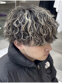 梅田メンズパーマツイストスパイラルパーマ波巻きシャドウパーマ