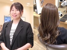 【ディレクター　池内真弓】扱いやすく、柔らかくまとまる美髪づくりが得意です◎