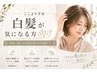 ↓【ここから下は白髪ケアに特化したメニューです】↓
