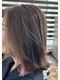 アイヘアー(AI HAIR)の写真/髪質改善カラーで手触りまで美しく。赤みを抑えた透明感カラーと徹底したケアで、理想のまとまりをキープ。