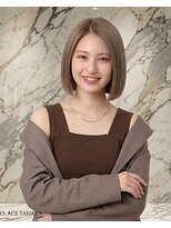 アッシュ 志木南口店(Ash)&nbsp;透明感グレージュの切りっぱなしボブ