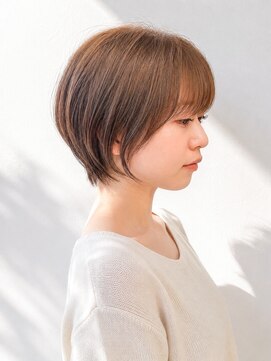 ソレア(SOLEA) 20代30代40代50代髪質改善ミルクブラウンナチュラルショート