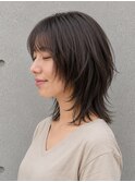 ハッシュウルフ×ウルフレイヤー×韓国風レイヤーカット