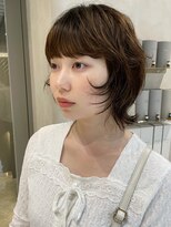 ムクコア(Muk CORE) マッシュショートボブニュアンスルーズパーマ大人可愛い川崎