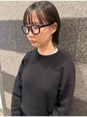 morio札幌　骨格矯正カット　ミニボブ/ワイドバング