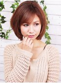 小顔☆ひし形ボブ