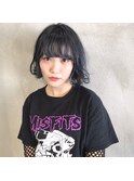 暗いけど透け感。。ネイビーグレー!