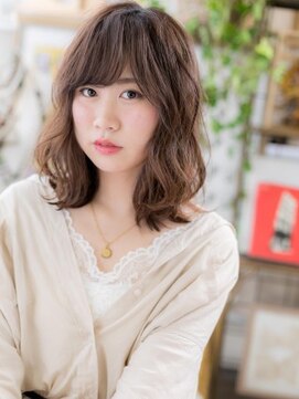 カバーヘア ブリス 上尾西口店(COVER HAIR bliss) *bliss上尾*外ハネが大人かわいいくせ毛風エアリーボブa