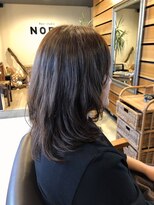 ヘアースタジオ ノラ(Hair studio NORA) ミディアムウルフ×パーマ