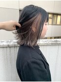 インナーベージュ × レイヤーボブ