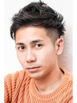 モニカ 西宮北口(Monica) ビジネス流行モテ髪サイドパート黒髪アップバングイケメン七三