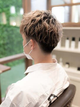 ヘアデザイン ステラ(hair design sTella) ★周りはカッチリ3mmで刈り込んだ柔らかい動きのメンズショート