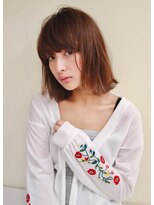 エムスラッシュ 横浜元町店(M.SLASH)&nbsp;■個性的暖色系カラー大人可愛い外ハネボブM.SLASH元町25-8★