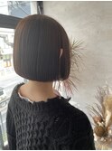 《Jill ankh姫路駅前》ミニボブ♪オリーブベージュで透明感