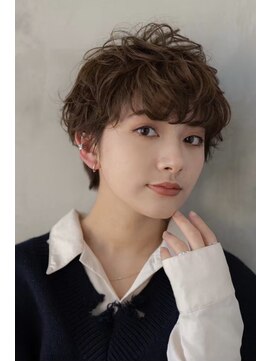 オースティン 登戸向ケ丘遊園(AUSTIN) 大人かわいい前髪セシルカットココアブラウンフリンジウェーブ